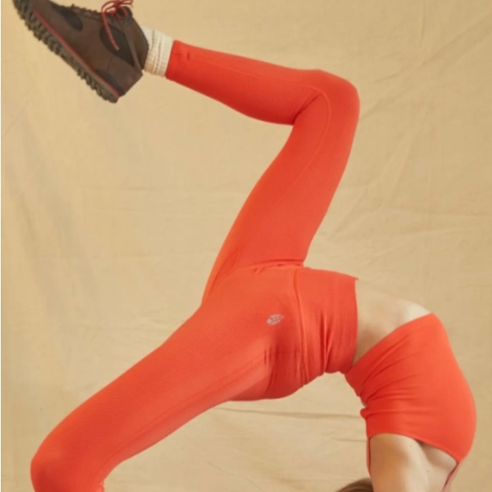Free People Free Throw Leggings Ripe Persimmon